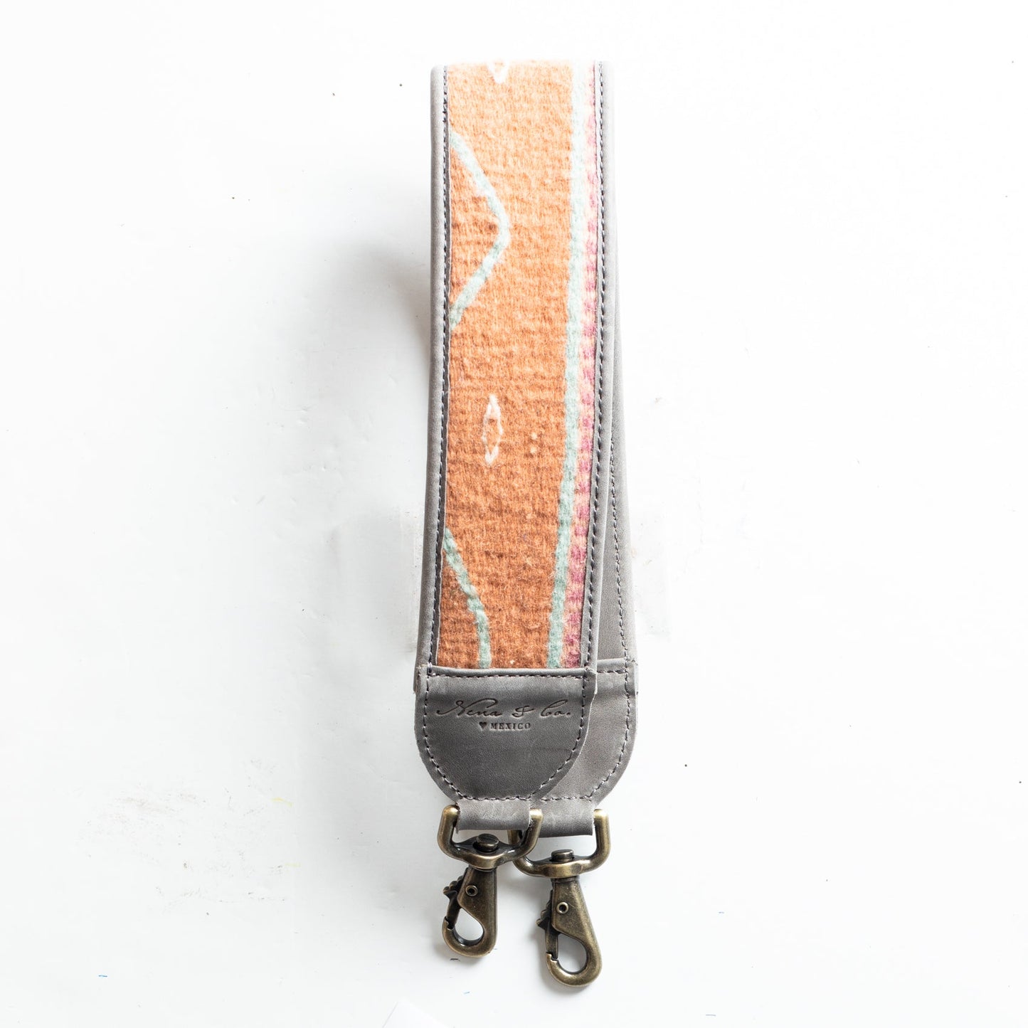 SHOULDER STRAP - MEXICO COLLECTION - OOAK TEXTILE - LANDSLIDE LEATHER - NO. 18250