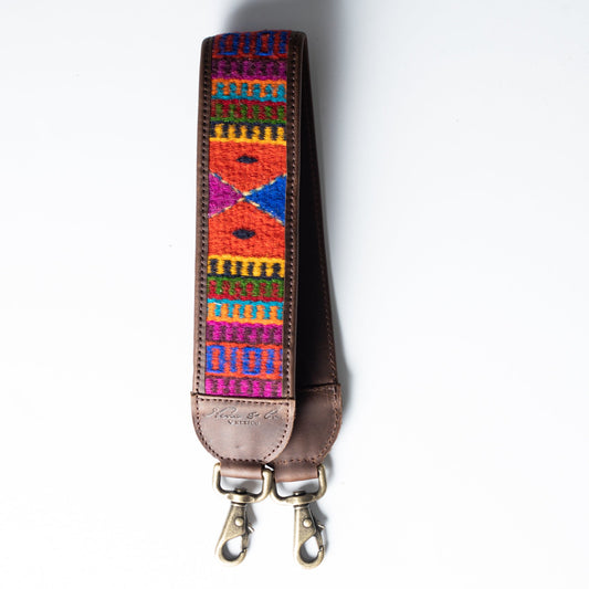 MEDIUM LENGTH STRAP - MEXICO COLLECTION - HANDWOVEN TEXTILE - NO. 17052