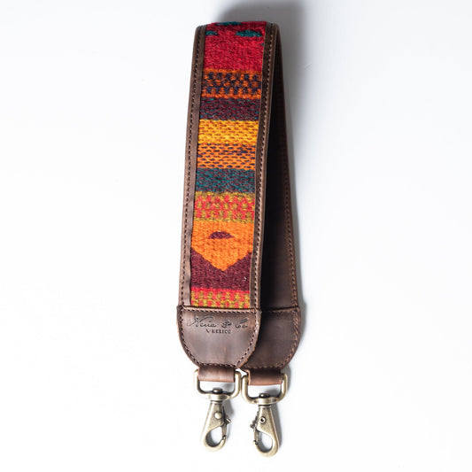 MEDIUM LENGTH STRAP - MEXICO COLLECTION - HANDWOVEN TEXTILE - NO. 17270