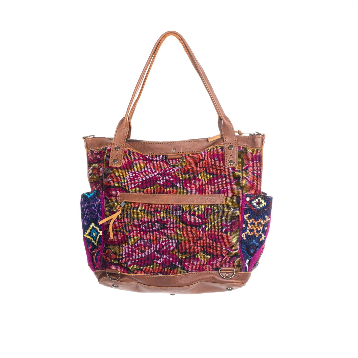 THE PERFECT BAG MEDIUM CORTE POCKETS - CAFE LEATHER - ONE OF A KIND NO. 82086
