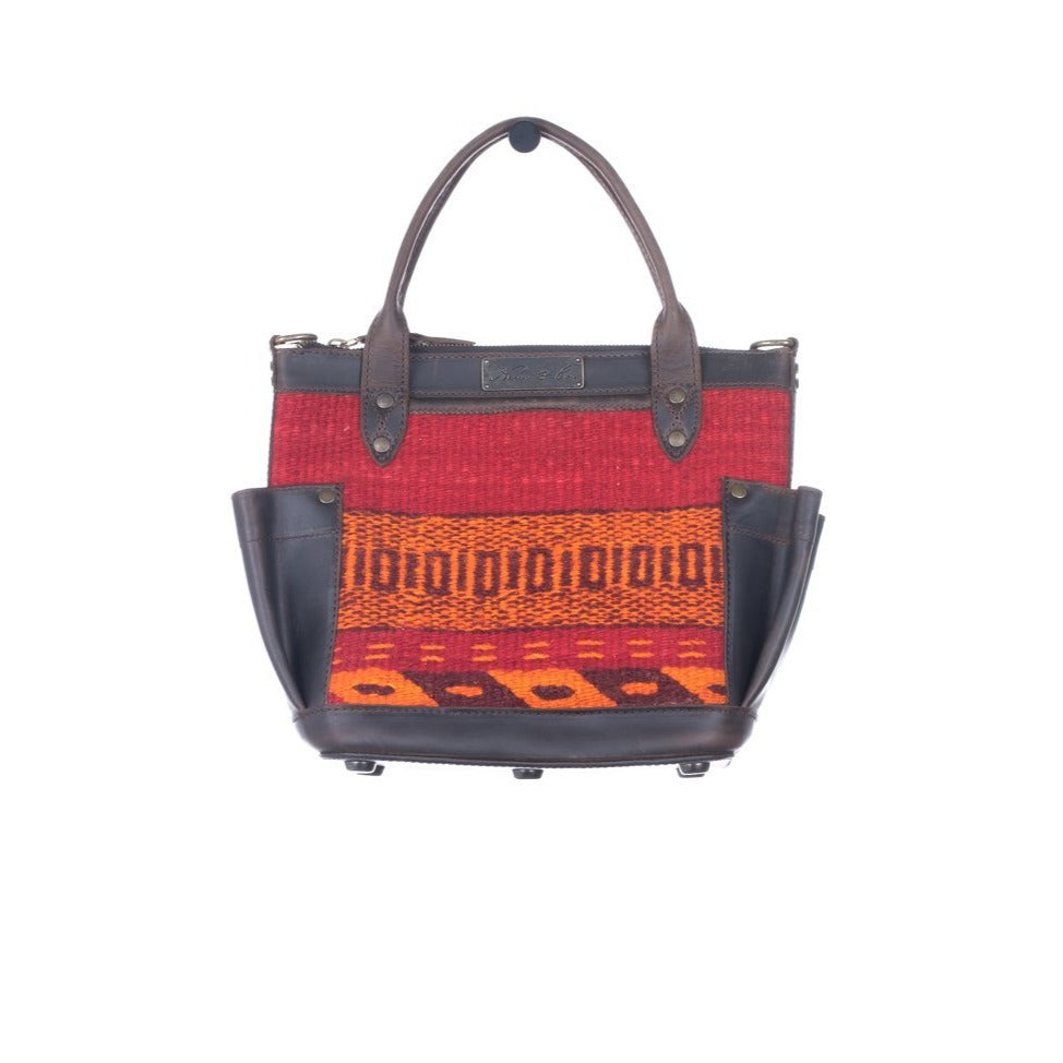 THE PERFECT BAG MINI - MEXICO COLLECTION - HANDWOVEN PANEL NO. 44360
