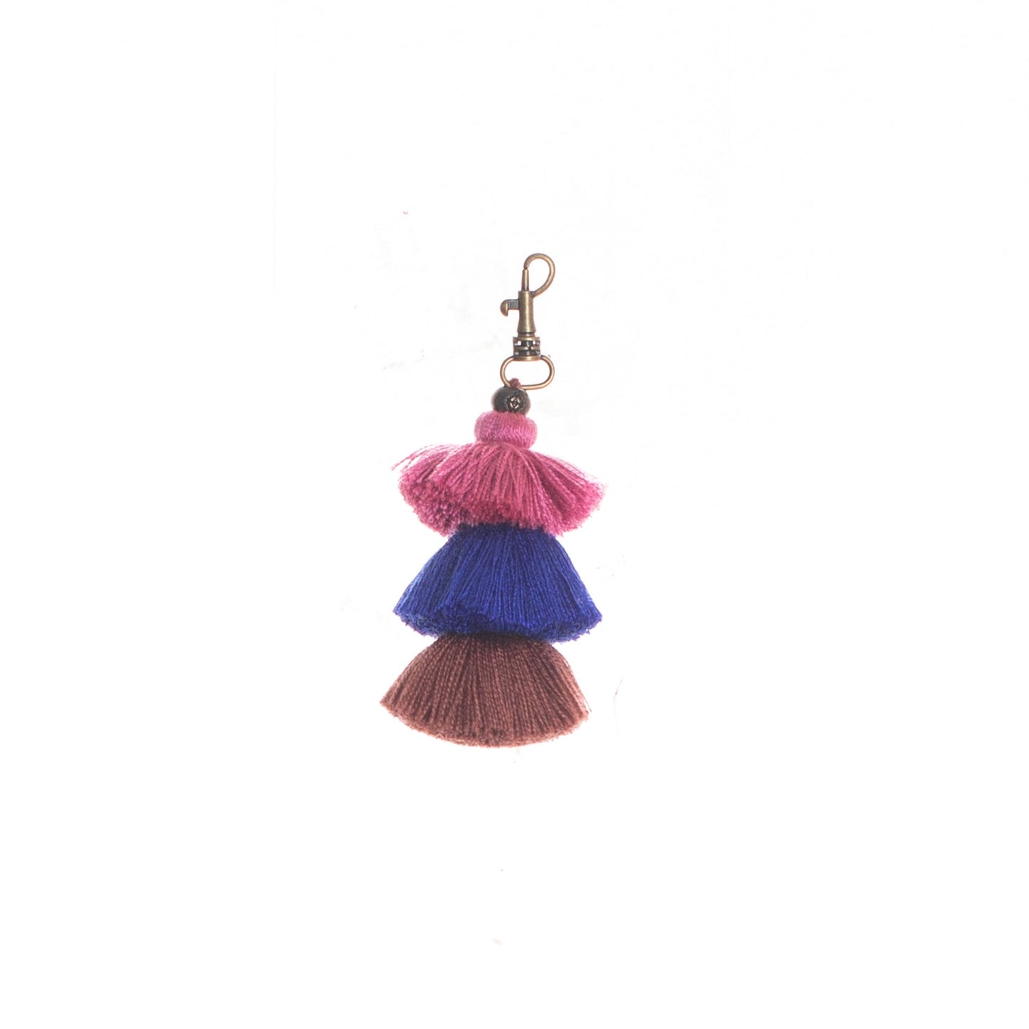 MINI 3-TIER TASSEL - ACCESSORIES COLLECTION - ROSE/ROYAL/MAUVE