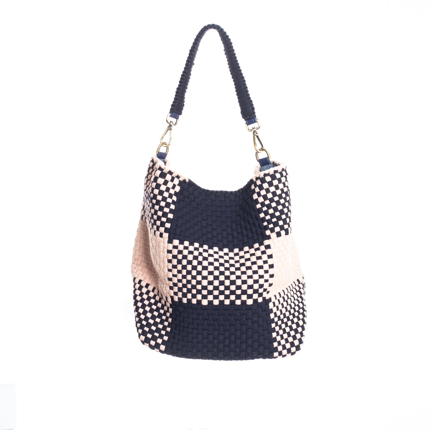 NARRA HOBO BAG - FULL - PHILIPPINES COLLECTION - BLUSH & NAVY