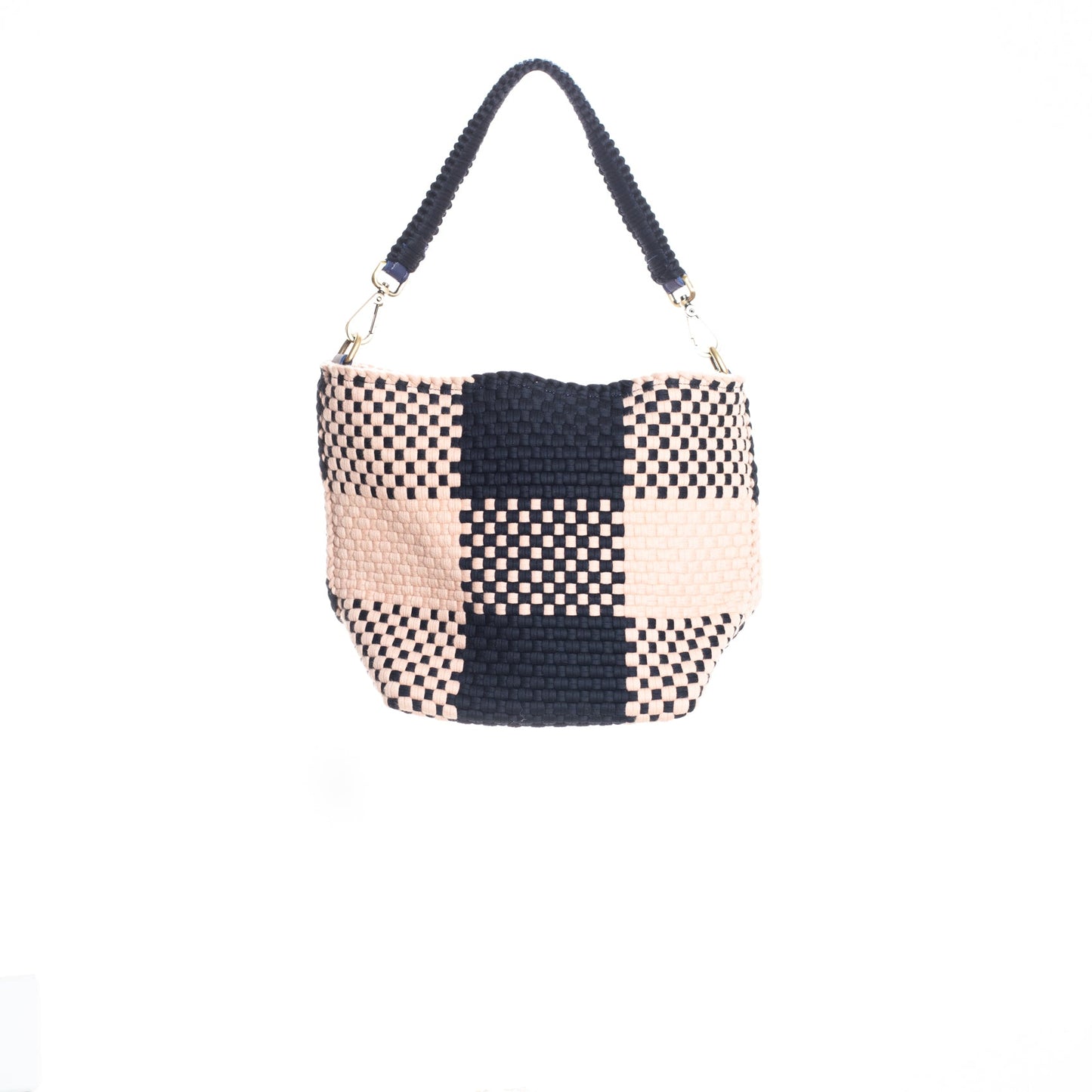 NARRA HOBO BAG - MEDIUM - PHILIPPINES COLLECTION - BLUSH & NAVY