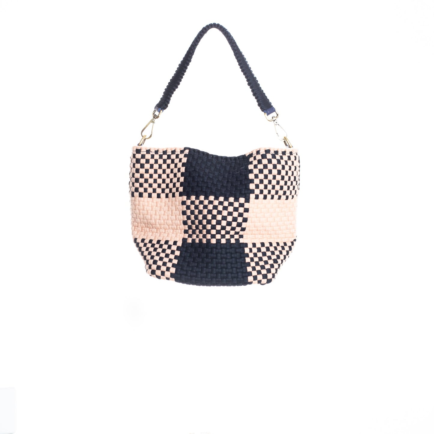 **CLOSEOUT** NARRA HOBO BAG - MEDIUM - PHILIPPINES COLLECTION - BLUSH & NAVY