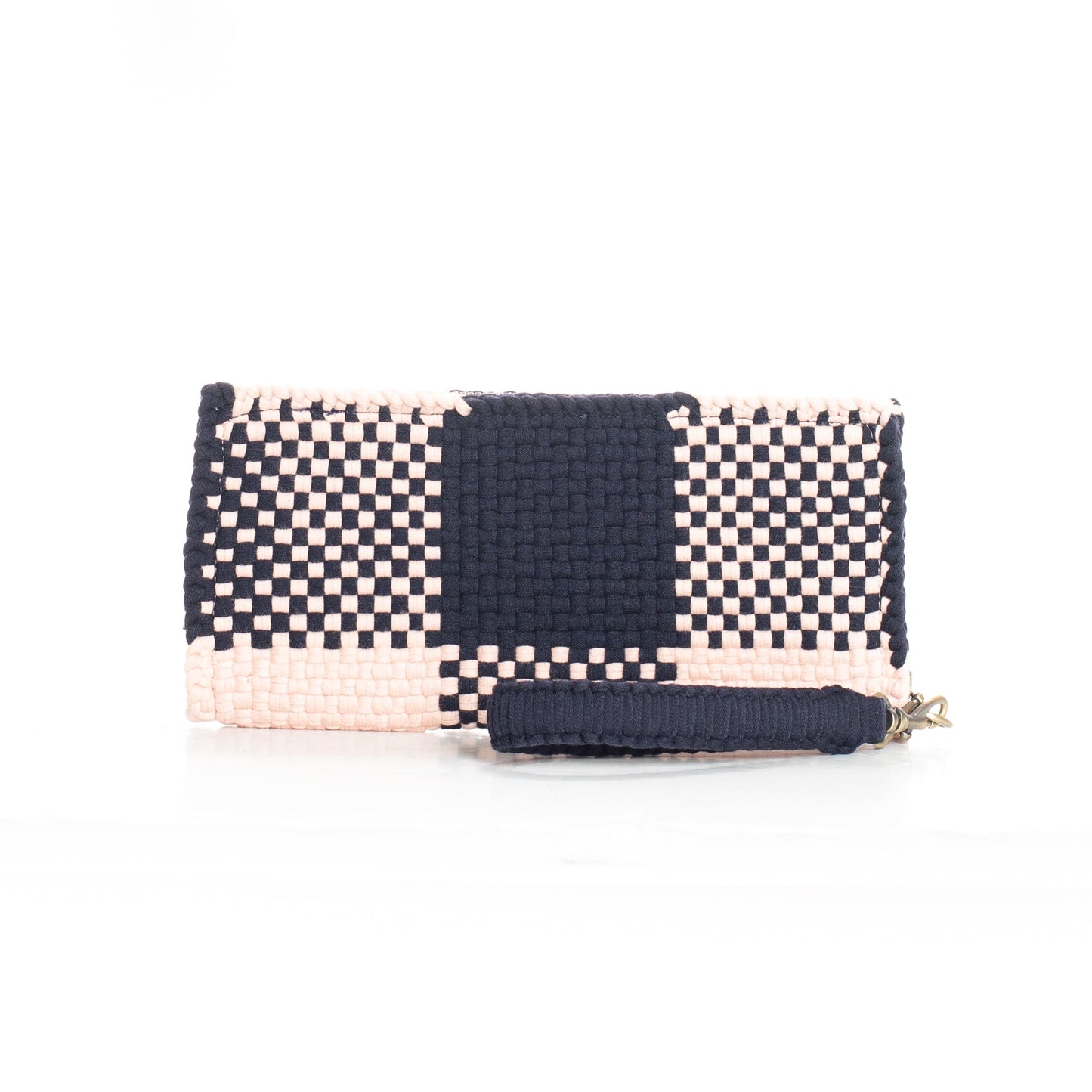 NARRA ZIP WALLET - PHILIPPINES COLLECTION - BLUSH & NAVY