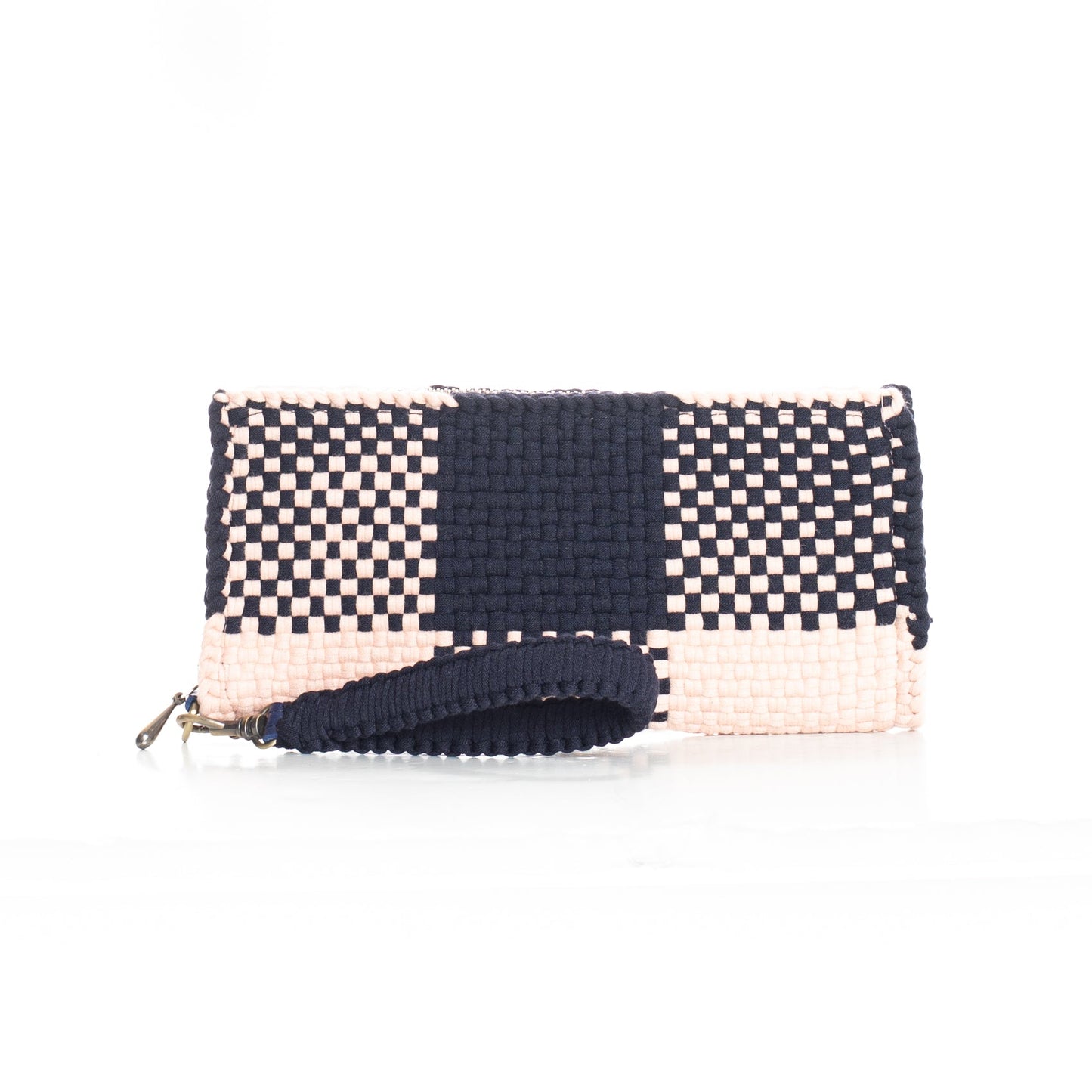 NARRA ZIP WALLET - PHILIPPINES COLLECTION - BLUSH & NAVY