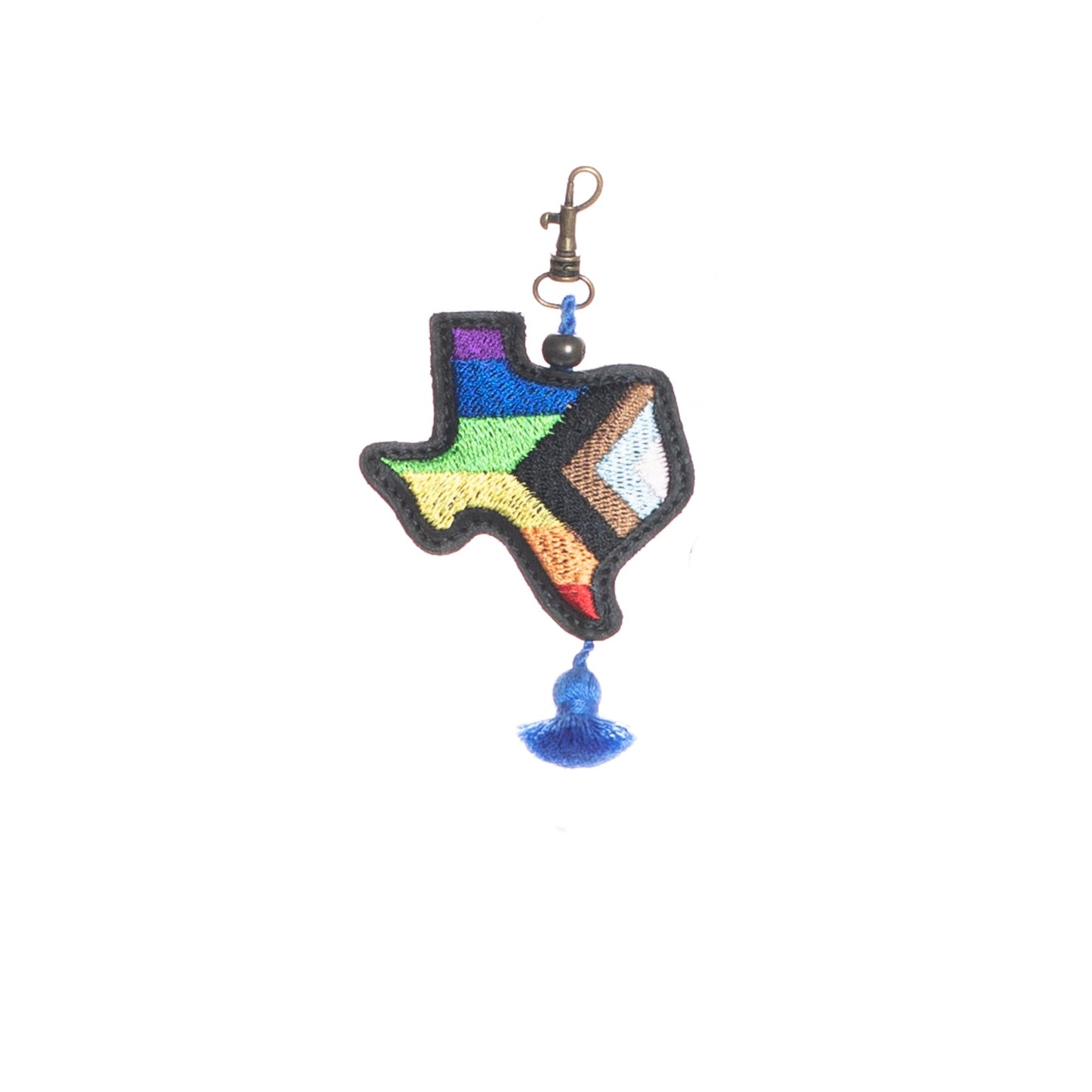 LEATHER CHARM - TEXAS PRIDE