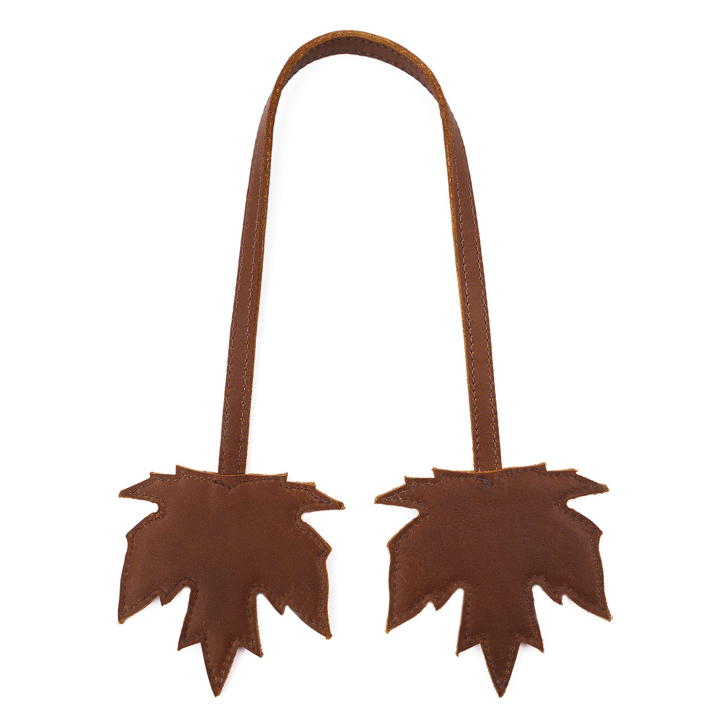 MAPLE LEAF TASSEL - ACCESSORIES COLLECTION - CAFE