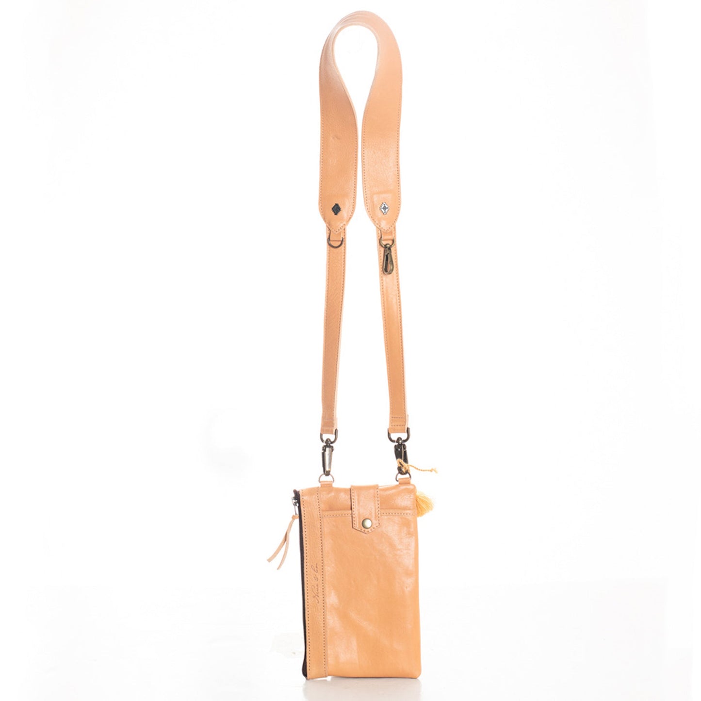 EVERYTHING CLUTCH + UTILITY STRAP SET - FULL LEATHER - SANDSTONE