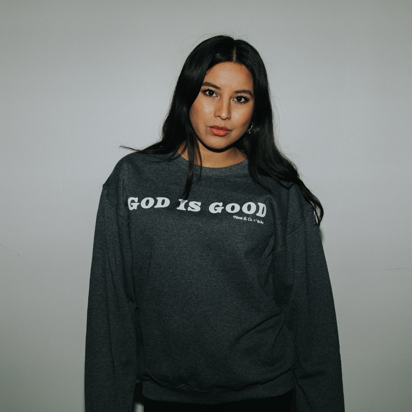 OVERSIZED CREWNECK SWEATER - NENA X TIA BEE COLLABORATION