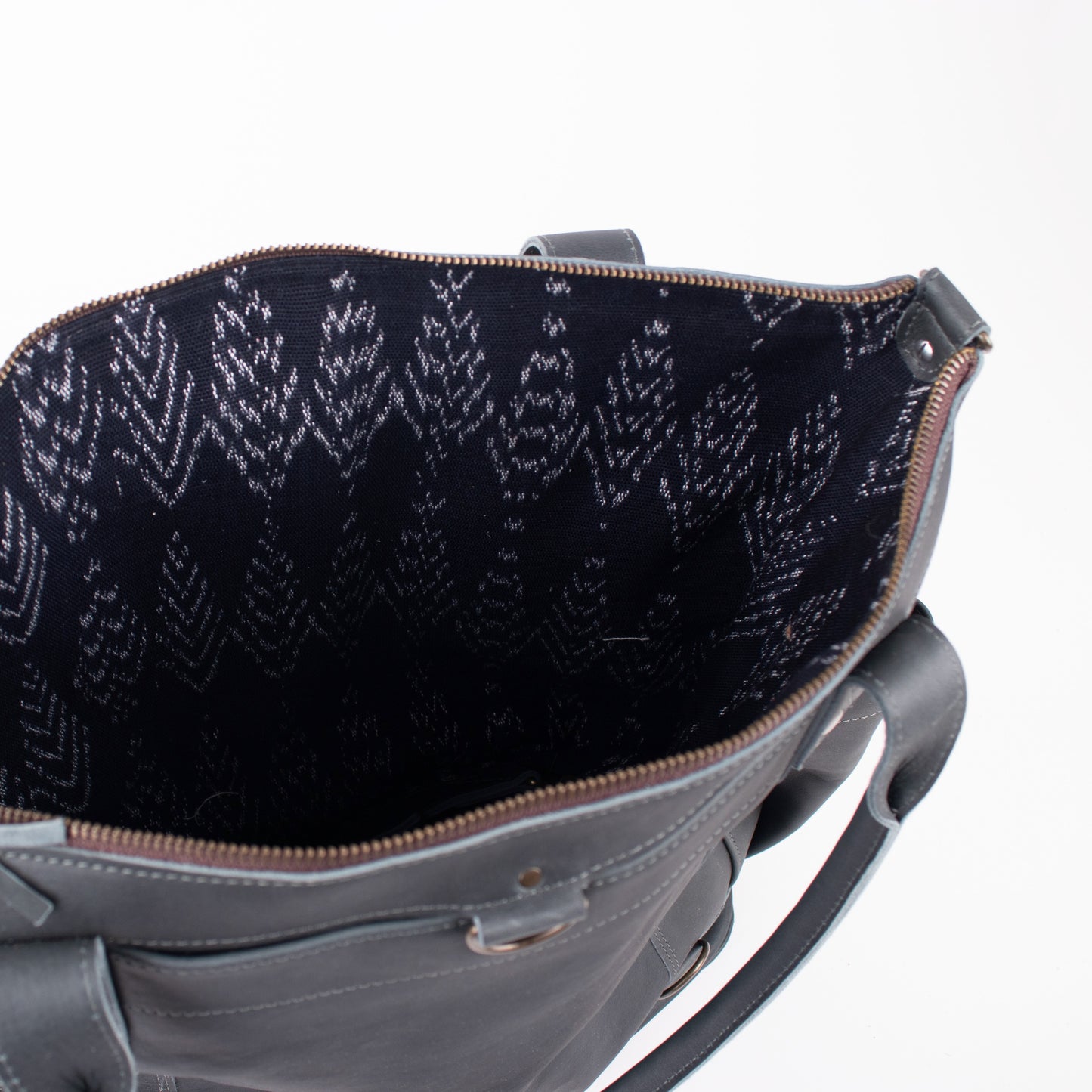 THE PERFECT BAG 2.0 - MEDIUM - FULL LEATHER - SLATE