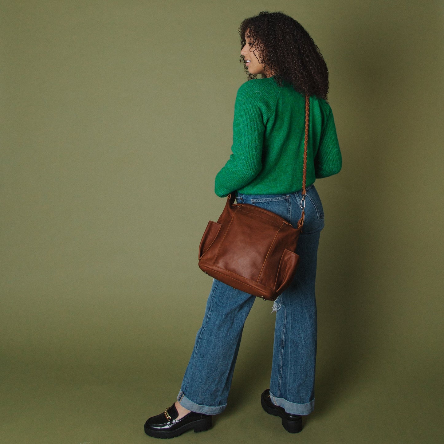 ALI'S STASH - BEATRIZ MCDB - FULL LEATHER - CAFE - NO. A-10049