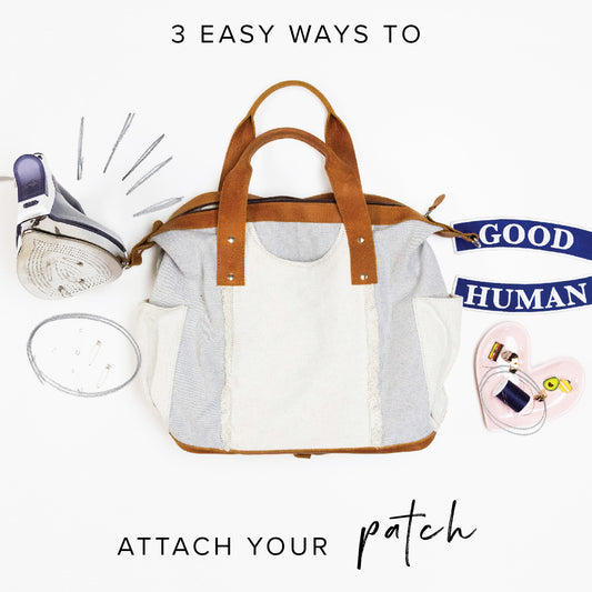 3 ways to attach your patch!