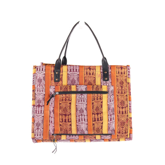 THE PERFECT TRAVEL TOTE - CORTE DE PLAYA - OOAK - BLACK - NO. 10097