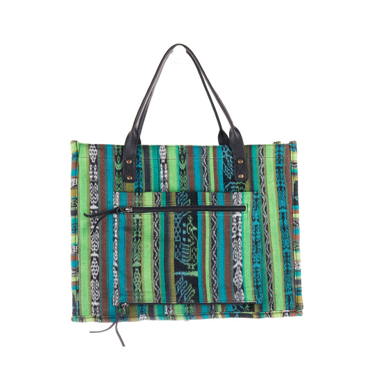 THE PERFECT TRAVEL TOTE - CORTE DE PLAYA - OOAK - BLACK - NO. 10099