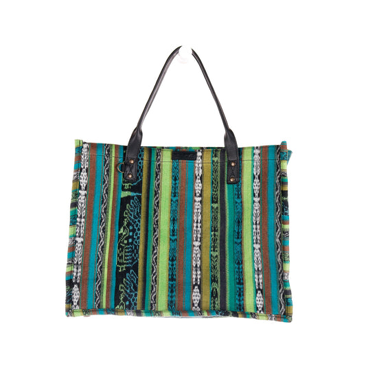 THE PERFECT TRAVEL TOTE - CORTE DE PLAYA - OOAK - BLACK - NO. 10099