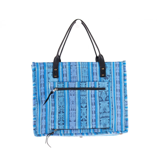 THE PERFECT TRAVEL TOTE - CORTE DE PLAYA - OOAK - BLACK - NO. 10108