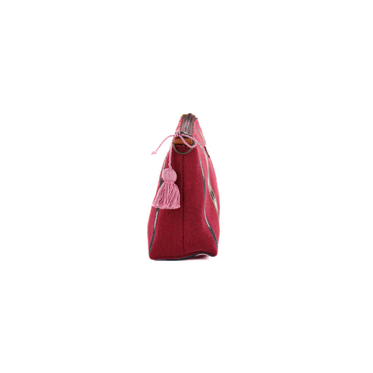 RUBY CLUTCH - OOAK CORTE DE PLAYA - CAFE - NO. 10245