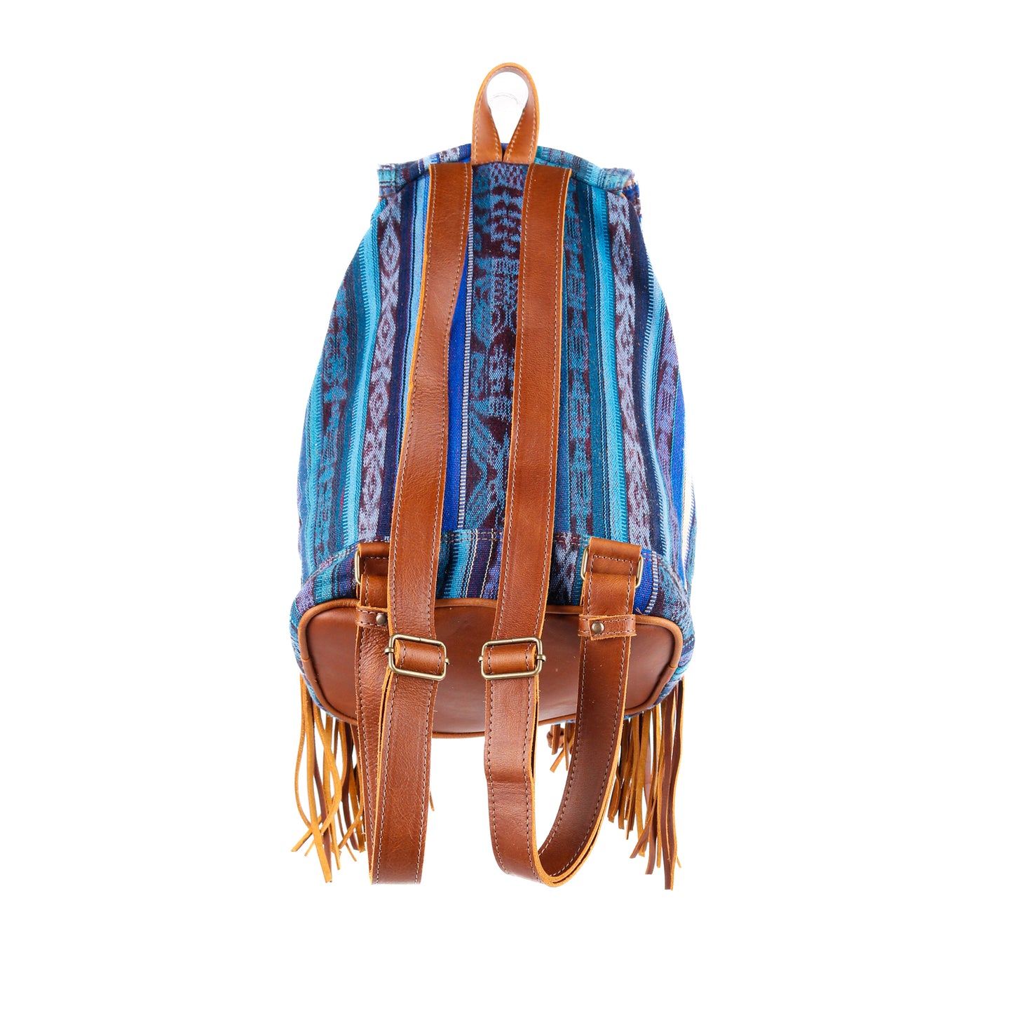 FRINGE BACKPACK - OOAK CORTE - CAFE - NO. 10289