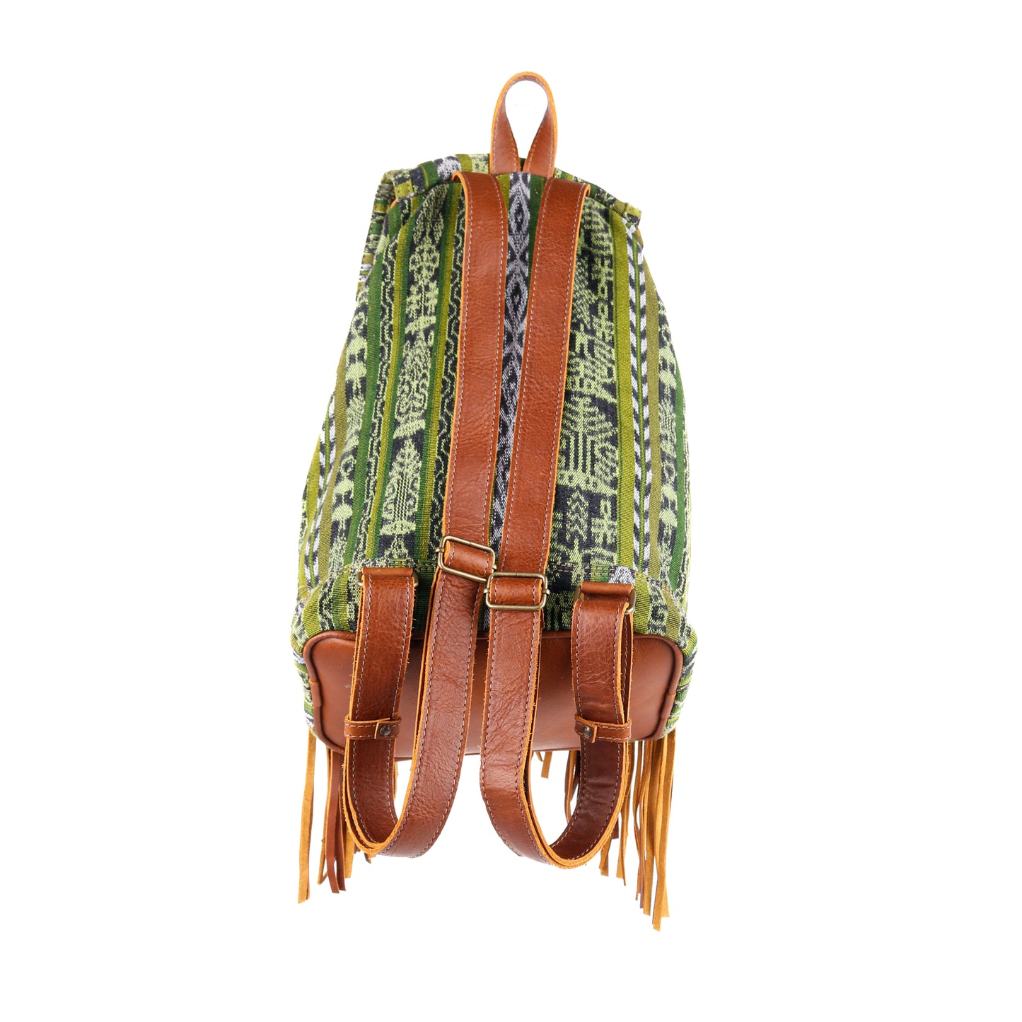 FRINGE BACKPACK - OOAK CORTE - CAFE - NO. 10292