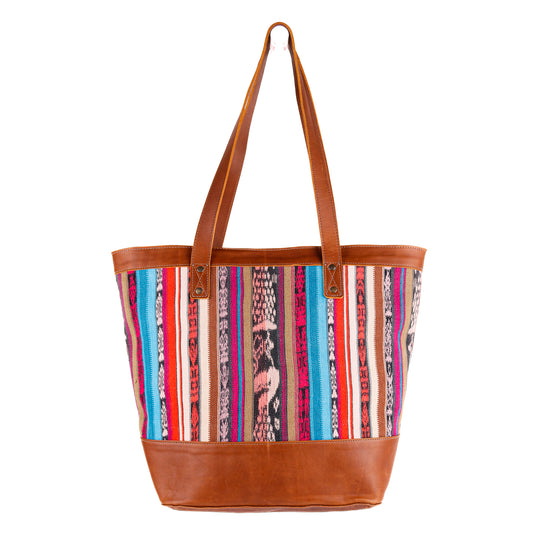 CADIZ TOTE - CORTE - CAFE - NO. 10588
