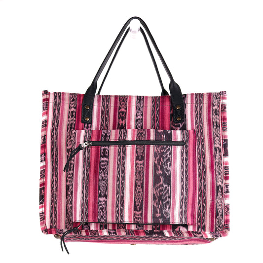 THE PERFECT TRAVEL TOTE - CORTE DE PLAYA - OOAK - BLACK - NO. 10622