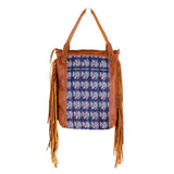 PERFECT FRINGE TOTE - OOAK HUIPIL - CAFE - NO. 10683