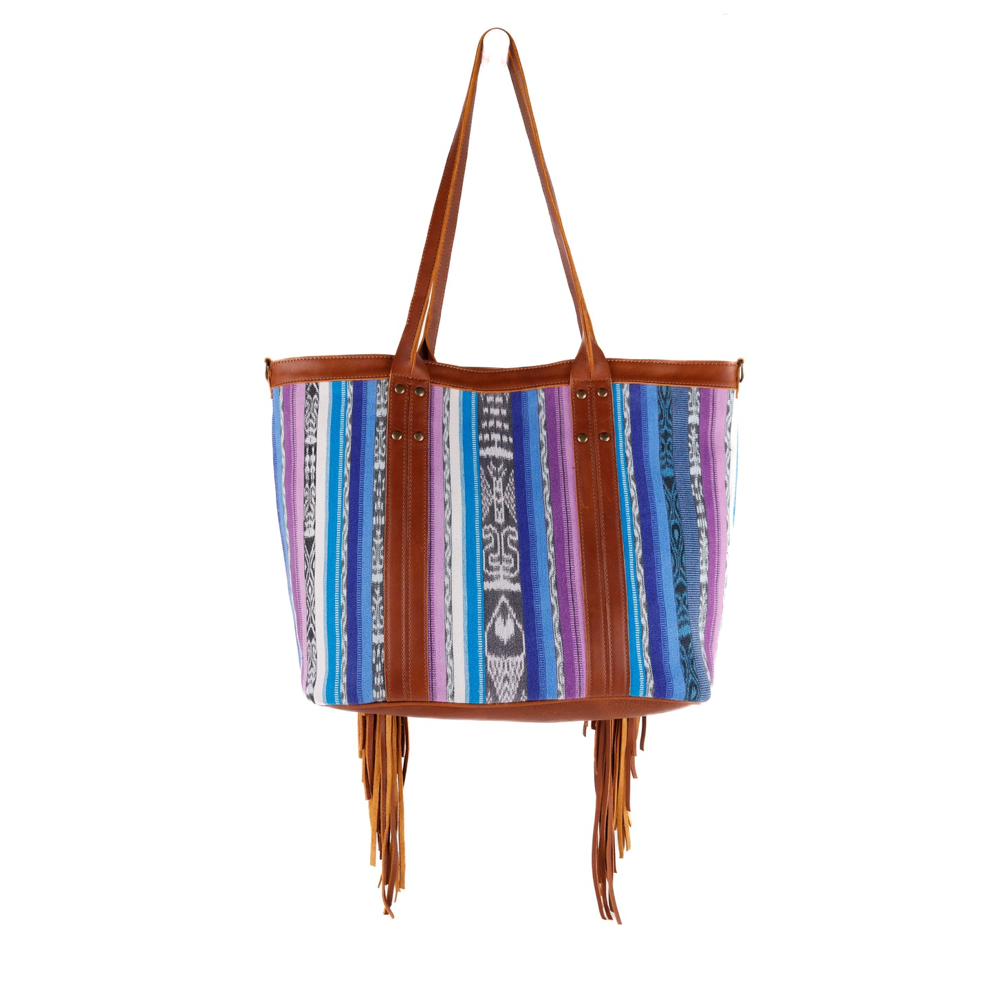 LUCIA FRINGE TOTE - CORTE - CAFE - NO. 10717