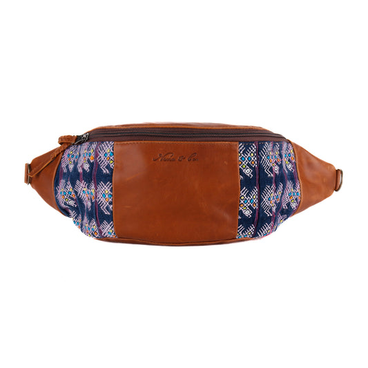 **CLOSEOUT** MANNY PACK - OOAK HUIPIL TEXTILE - CAFE - NO. 10853