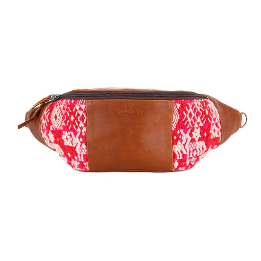 **CLOSEOUT** MANNY PACK - OOAK HUIPIL TEXTILE - CAFE - NO. 10860