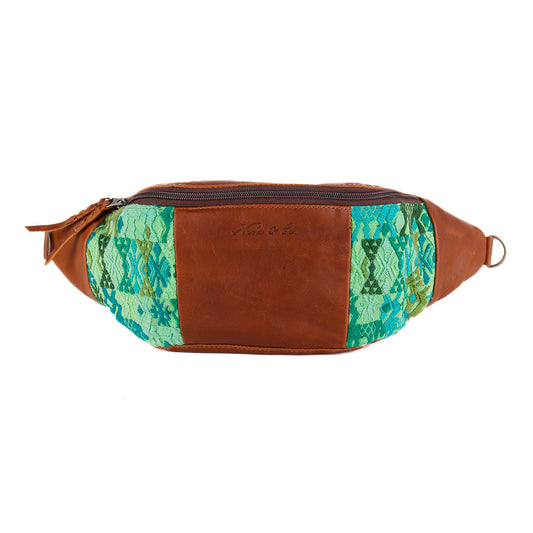 **CLOSEOUT** MANNY PACK - OOAK HUIPIL TEXTILE - CAFE - NO. 10864