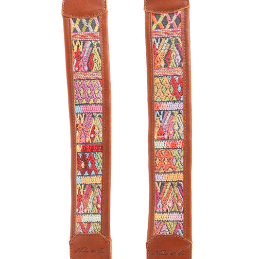 SOFIA BACKPACK STRAP SET - OOAK HUIPIL - CAFE - NO. 10918