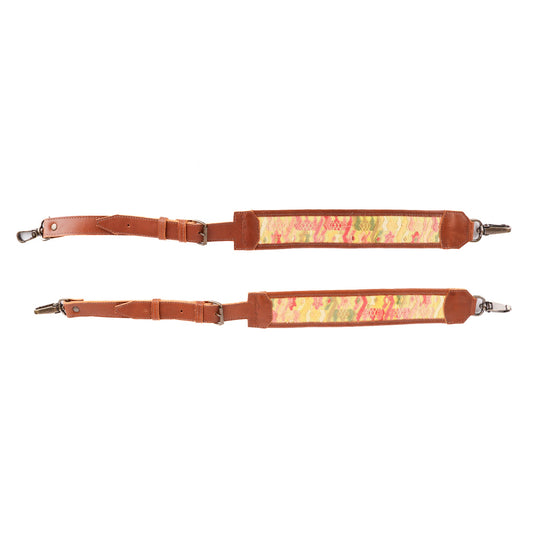 SOFIA BACKPACK STRAP SET - OOAK HUIPIL - CAFE - NO. 10920