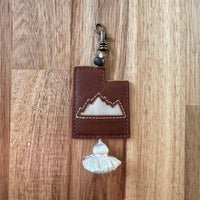 LEATHER CHARM - UTAH MOUNTAINS - CAFE