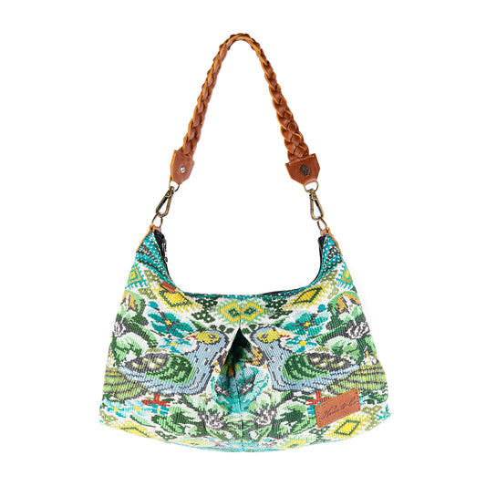 EXPEDITION BAG - SMALL - OOAK HUIPIL - CAFE - NO. 11493