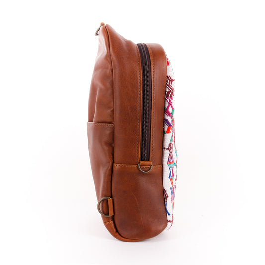 **CLOSEOUT** CROSSBODY SLING 2.0 - OOAK - CAFE - NO. 11946