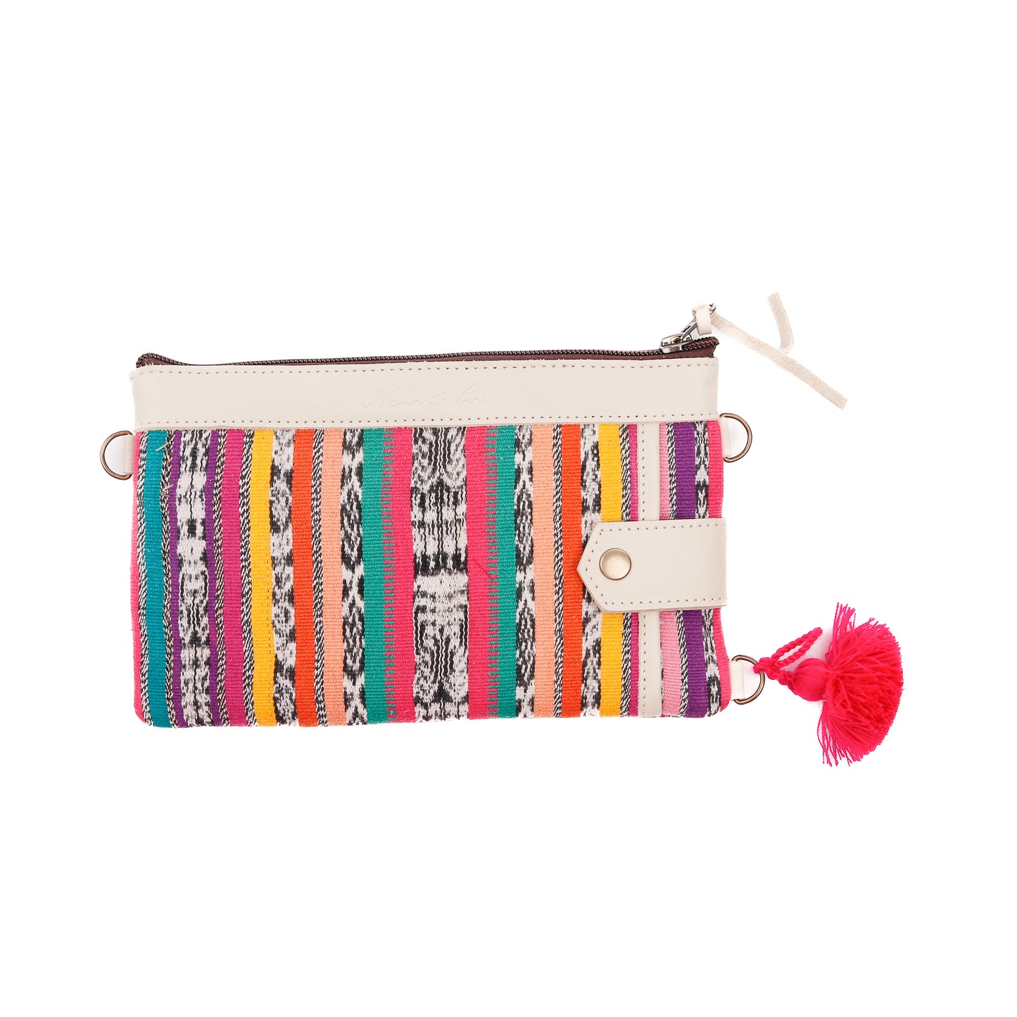 EVERYTHING CLUTCH - OOAK CORTE DE PLAYA - BONE - NO. 12333