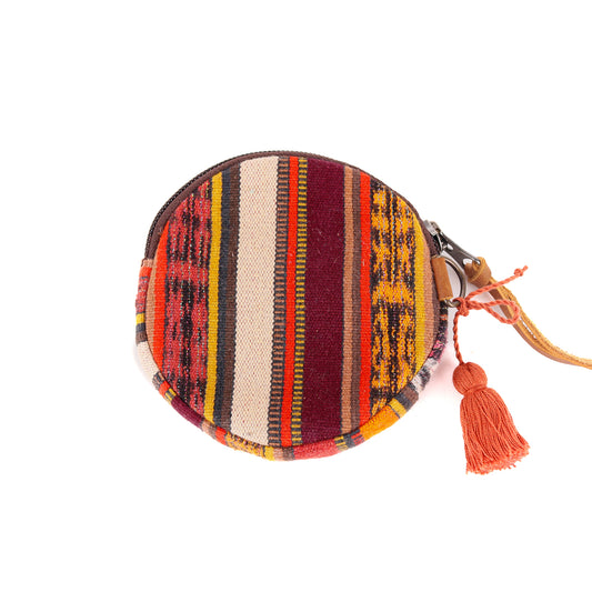 CIRCLE COIN PURSE - CORTE - CAFE - NO. 12342