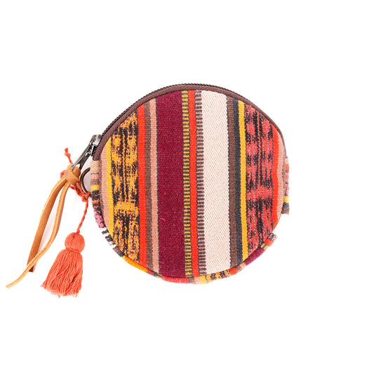 CIRCLE COIN PURSE - CORTE - CAFE - NO. 12342