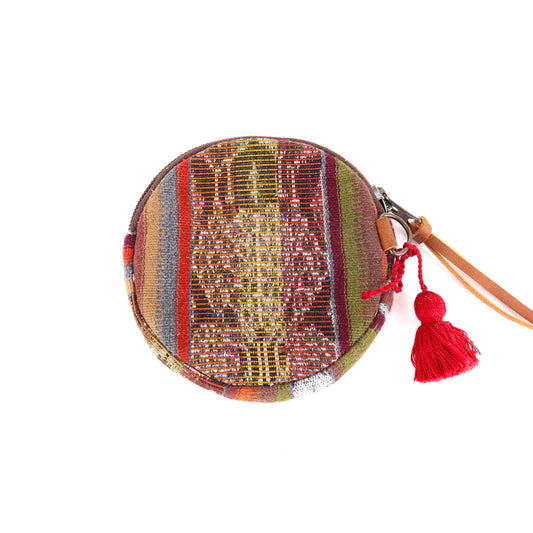 CIRCLE COIN PURSE - CORTE - CAFE - NO. 12343