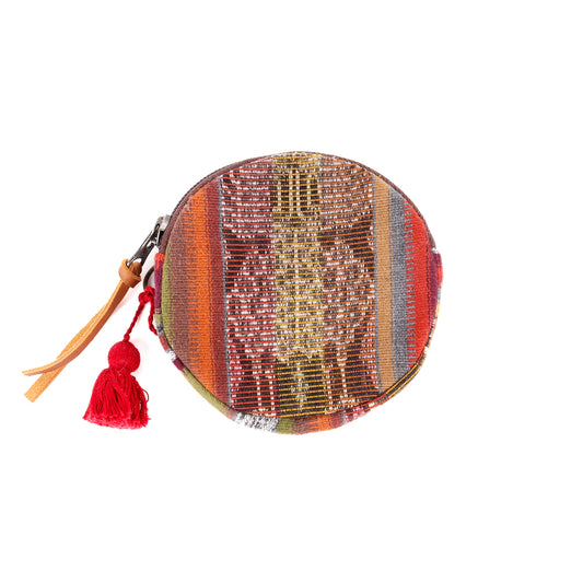CIRCLE COIN PURSE - CORTE - CAFE - NO. 12343