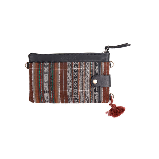 EVERYTHING CLUTCH - OOAK CORTE DE PLAYA - BLACK - NO. 12352