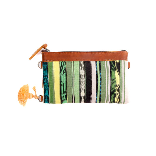 EVERYTHING CLUTCH - OOAK CORTE DE PLAYA - CAFE - NO. 12355