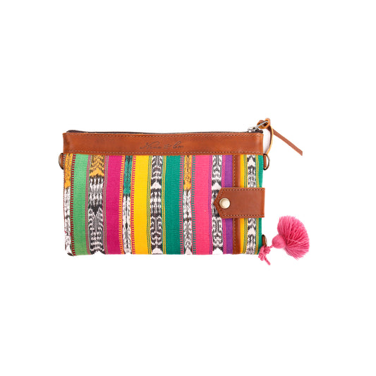 EVERYTHING CLUTCH - OOAK CORTE DE PLAYA - CAFE - NO. 12356