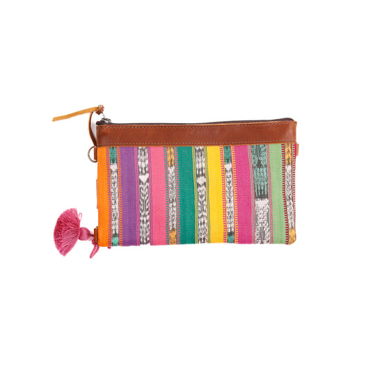 EVERYTHING CLUTCH - OOAK CORTE DE PLAYA - CAFE - NO. 12356