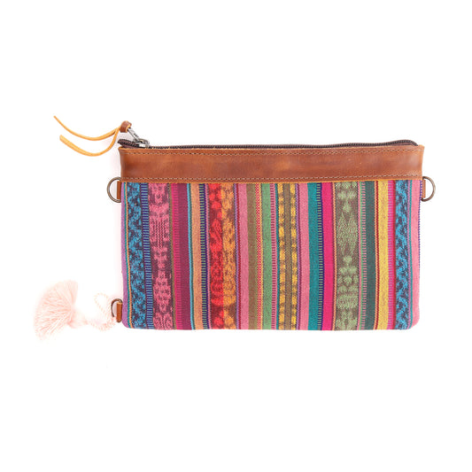 EVERYTHING CLUTCH - OOAK CORTE DE PLAYA - CAFE - NO. 12359