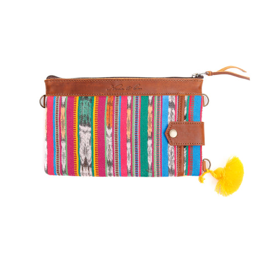 EVERYTHING CLUTCH - OOAK CORTE DE PLAYA - CAFE - NO. 12413