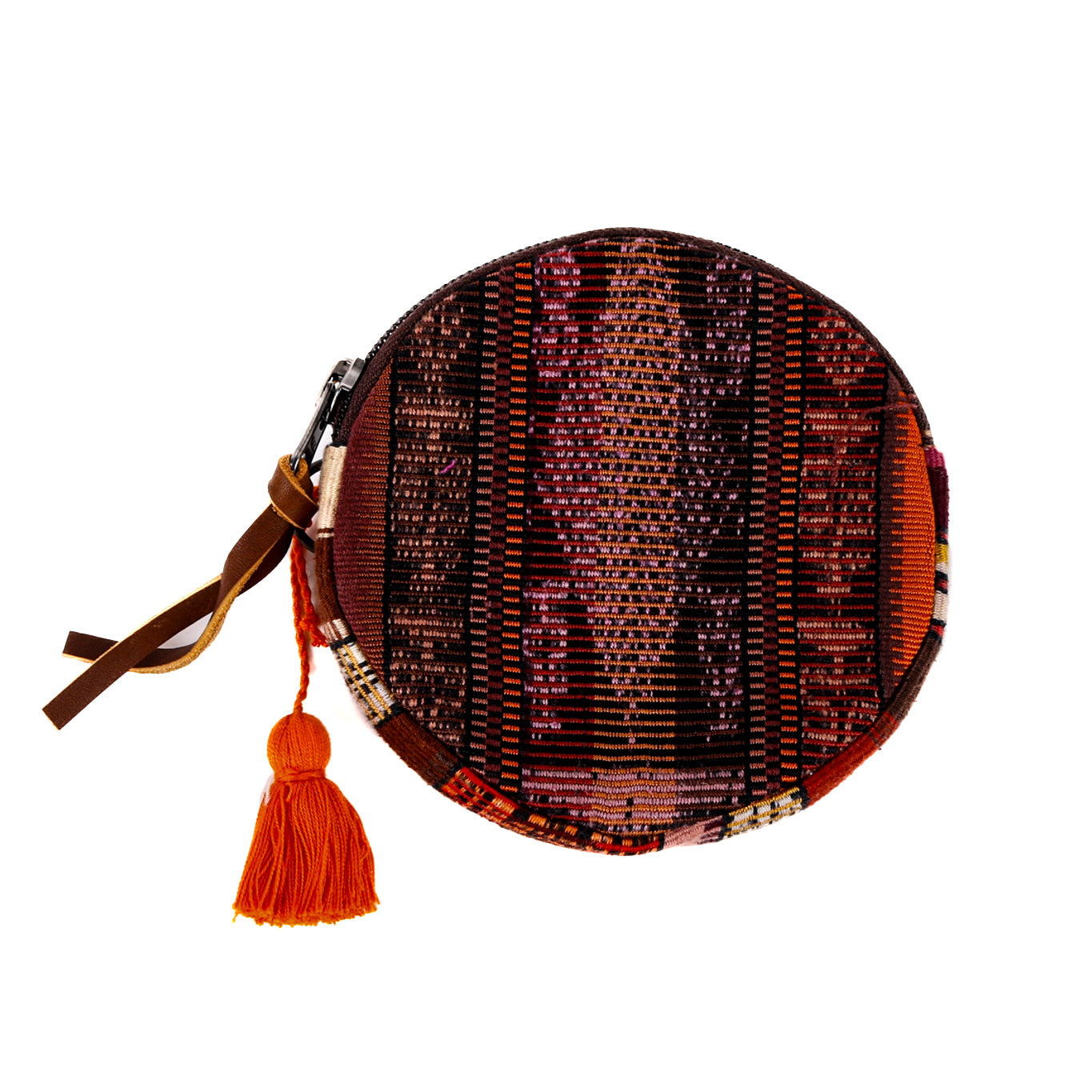 CIRCLE COIN PURSE - CORTE - CAFE - NO. 12923