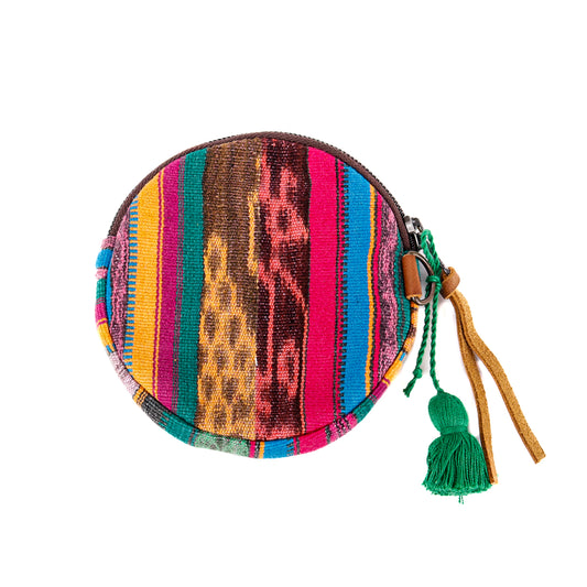 CIRCLE COIN PURSE - CORTE - CAFE - NO. 12932